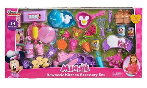 Buy Disney's Minnie Mouse Bowtastic Kitchen Accessory Set 54 Pieces ...