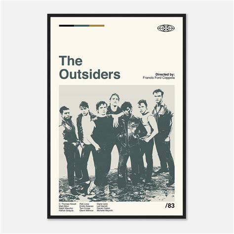 The Outsiders Poster, The Outsiders Print, The Outsiders Art - Citiesbox