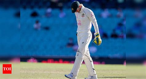 3rd Test: Draw 'tough to swallow' for dejected Aussie skipper Tim Paine ...