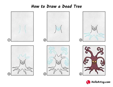 Image result for Draw a Dead Tree