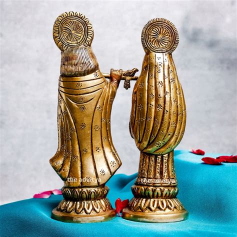 The Advitya | Handcrafted Radha Krishna Statue Standing Pair