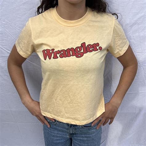 Wrangler tee Perfect condition 🤝🏼 - Depop