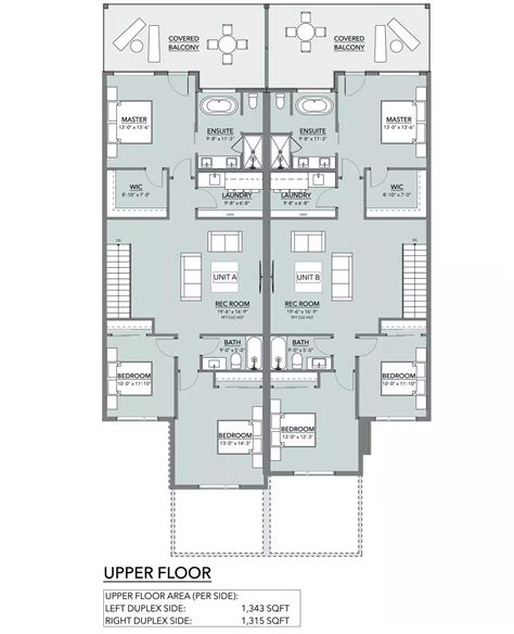 Exclusive Contemporary Style House Plan 4283: The Asym Duplex - 4283