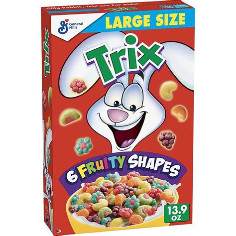 Buy Trix, Cereal, Fruit Flavored Corn Puffs, 13.9 oz (Pack of 10 ...