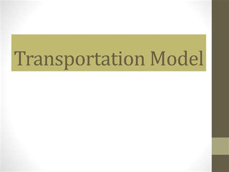 Image result for Modi Method Transportation Problem PDF