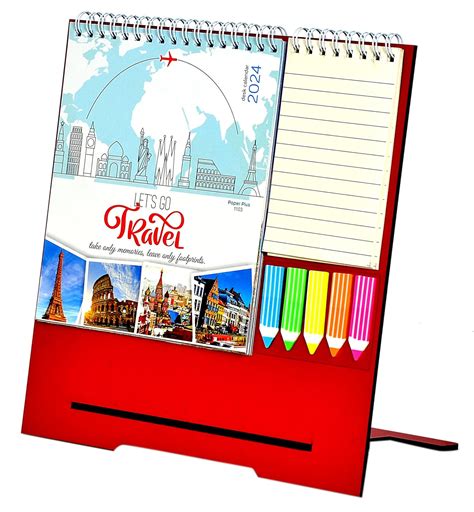 Amazon Brand - Eono Amazon Brand - Eono 2024 Table Desk Calendar with ...