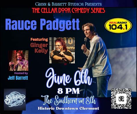 Comedian Rauce Padgett returns to The Cellar Door in Historic Downtown ...