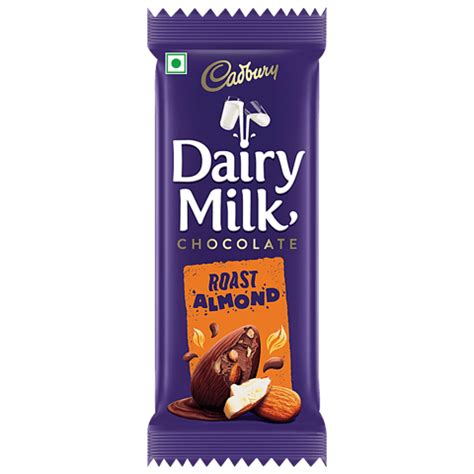 Cadbury Dairy Milk Roast Almond Chocolate Bar, 80 G