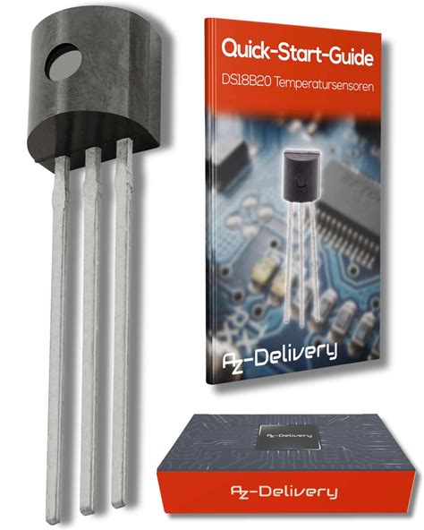 Azdelivery 5 X Ds18b20 Digital Temperature Sensor To92 55 C ...