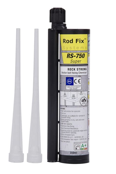 Rod Fix RS-750 Anchor bolt fixing Chemical, 350 ml - Pack of 6 : Amazon ...