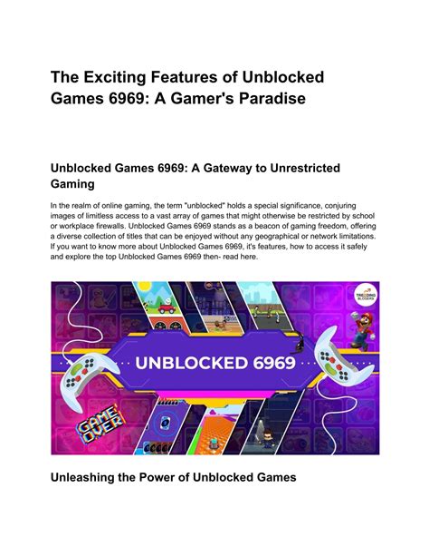 PPT - Unblocked Games 6969_ A Gamer's Paradise PowerPoint Presentation ...