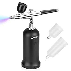 KIBEE Updated Cordless Airbrush Kit with Compressor,USB-C Rechargeable ...