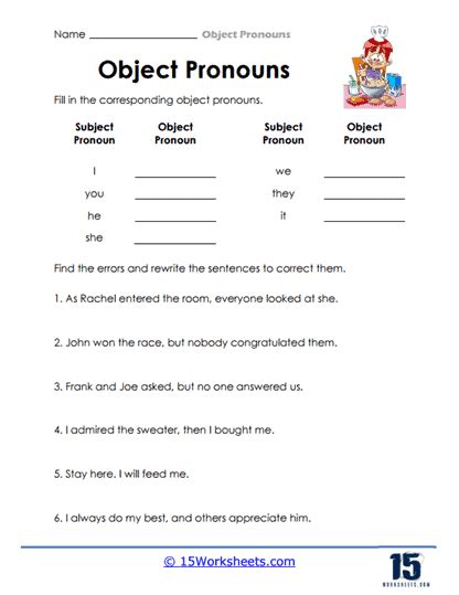 Image result for Object Use Worksheet