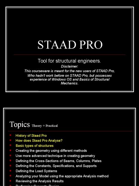 Image result for Free Staad.pro Tutorial