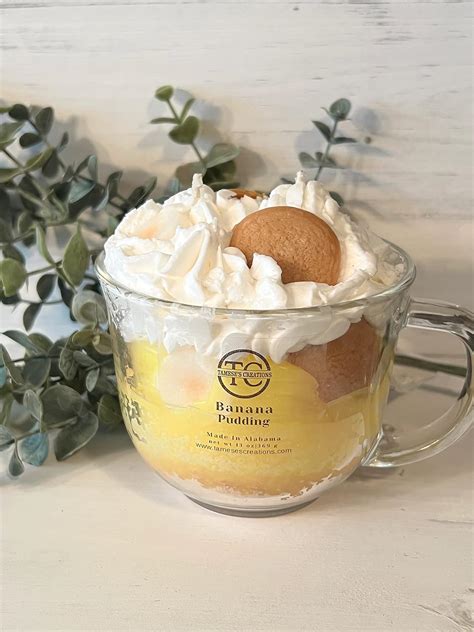 Buy Tamese's Creations Banana Pudding Dessert Candle | Creamy Whipped ...