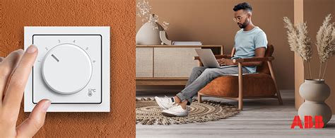 Room temperature controllers, room thermostats, ABB-free@home wireless ...