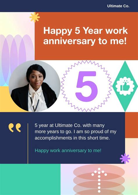 5 Year Anniversary at Work 的图像结果