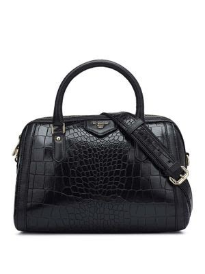 Buy Da Milano Black Textured Sling Bag with Detachable Strap (Set of 2 ...