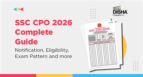 SSC CPO 2026 Complete Guide: Notification, Eligibility, Selection Proc ...