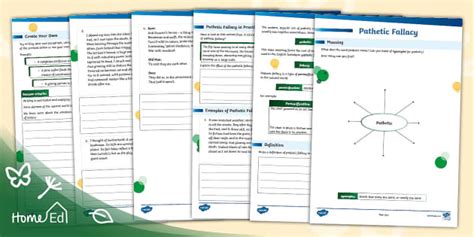 Secondary English Cheat Sheet: Pathetic Fallacy