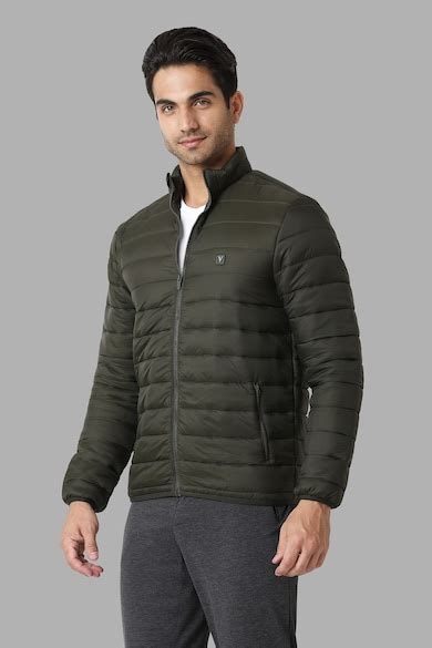 Buy Men Army Green Solid Casual Online - 40083478 | Van Heusen