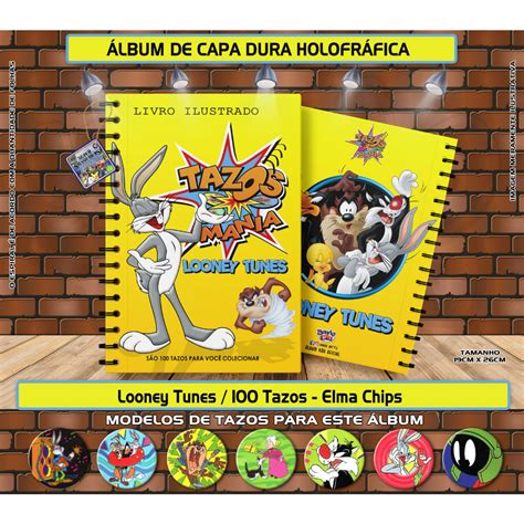 Álbum Looney Tunes / Tazos Elma Chips | Shopee Brasil