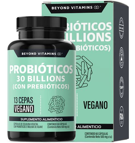 Probióticos 30 Billions + Prebióticos - 60 Cápsulas – Beyond Vitamins