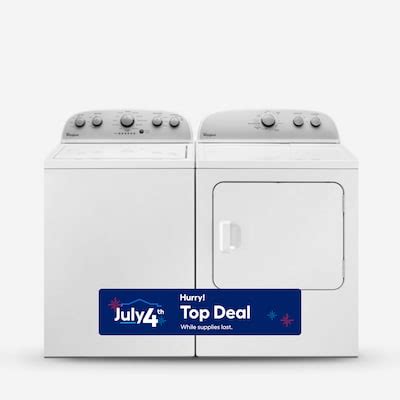 Whirlpool Washer & Dryer Sets at Lowes.com