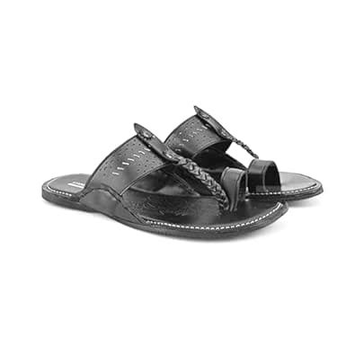 STANPHORD Men's Kolhapuri Thong Slippers, Ethnic Stylish Fancy ...