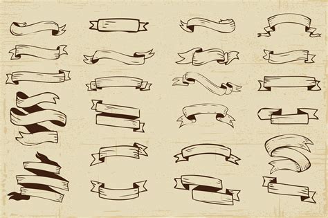 Retro Vector Ribbon