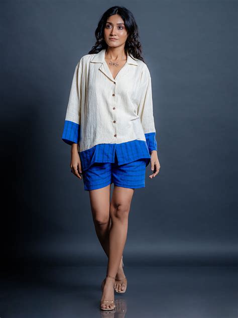 White Hand Embroidered Organic Cotton Dress