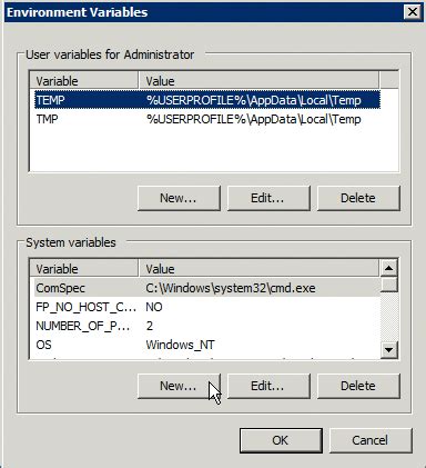 Image result for Environment Variable Control Panel