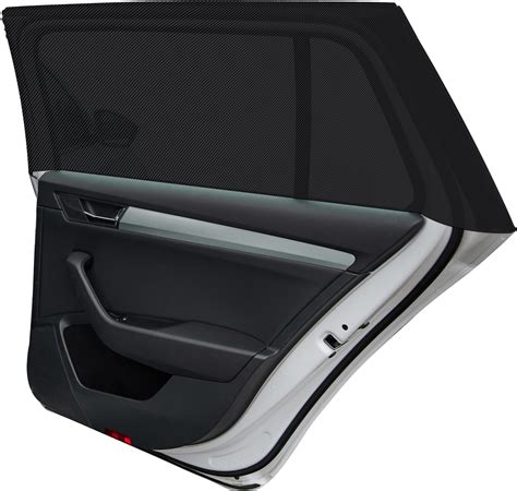 Car Rear Children's Window Shades for Baby (Pack of Two) - Stretchable & Breathable Window ...