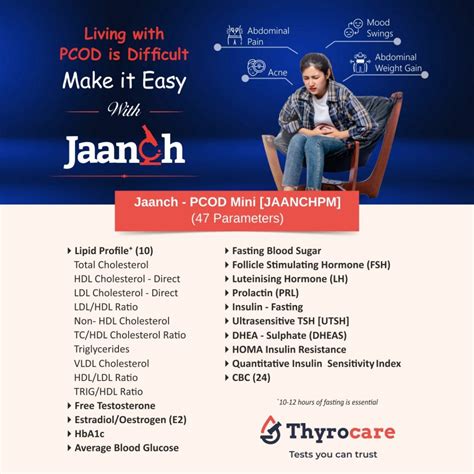 PCOD Mini Profile Test: Get 47 Test At ₹2099 [Free Collection]