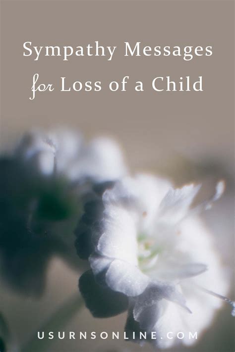 60 Comforting Sympathy Messages for Loss of a Child – US Urns Online