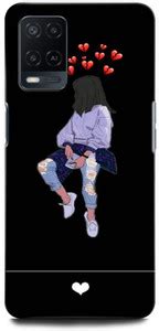 ORBIQE Back Cover for OPPO A54 CPH2239 CAT, CUTE CAT, BLUE EYS, CAP ...