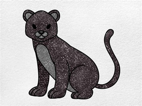 Panther Face Drawing Easy at Zelma Harvey blog