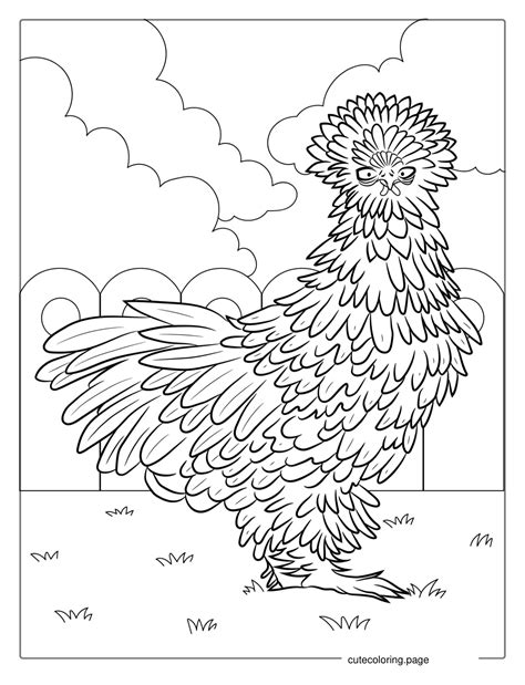 Coloring Pages Of Chickens