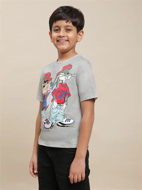 Looney Tunes Blue Tshirt For Boys – Kidsville