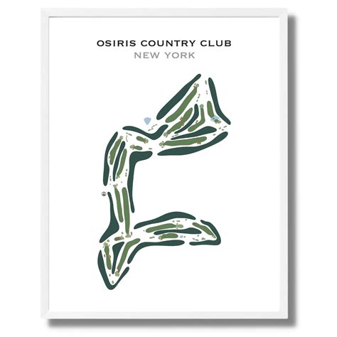 Buy the best printed golf course Osiris Country Club, New York