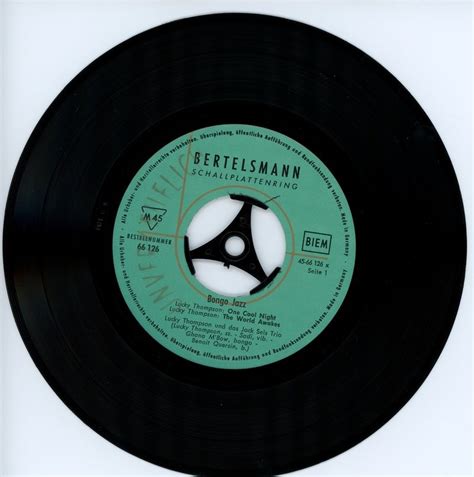 Lucky Thompson und das Jack Sels-Sextett. Bongo Jazz – Bertelsmann ...