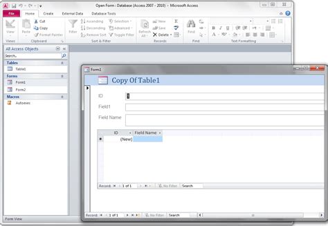 Image result for Popup Message Box Access Form