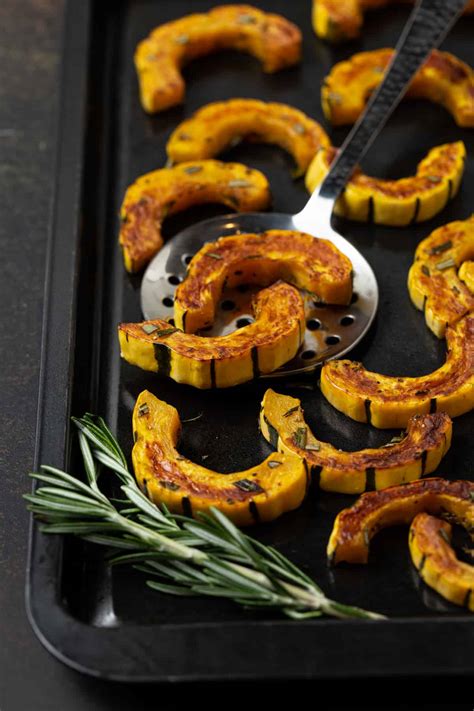 Roasted Delicata Squash recipe {easy vegetable side dish} - Garnish ...
