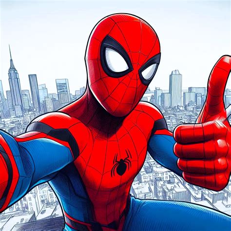 Spider-Man (Thumbs Up Selfie) by JFsGallery on DeviantArt