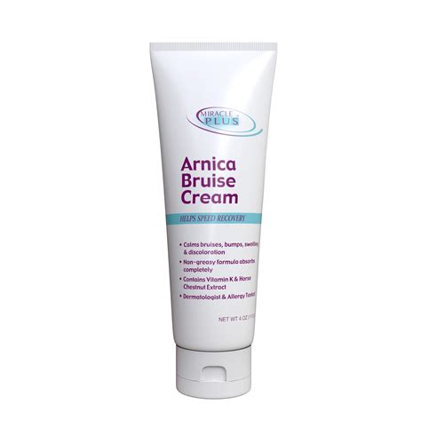Buy Miracle Plus Arnica Cream Topical Lotion For Bruising, Swelling ...