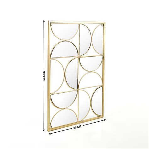 Buy Panorama Fresco Metal Moon Decorative Wall Mirror from Home Centre ...