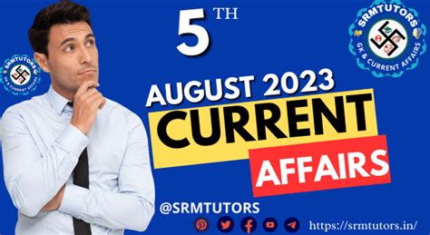 August 5th 2023, current Affairs in Telugu MCQ | Daily current affairs ...