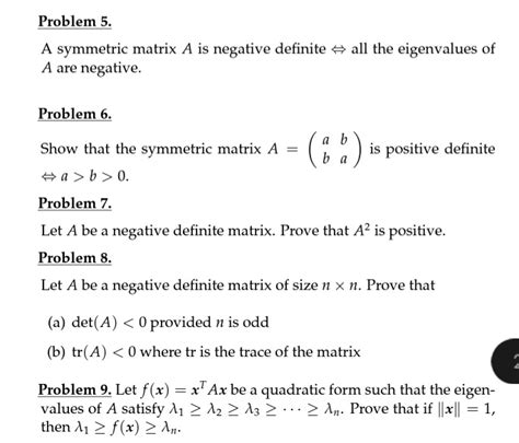 Image result for Negative Definite Matrix