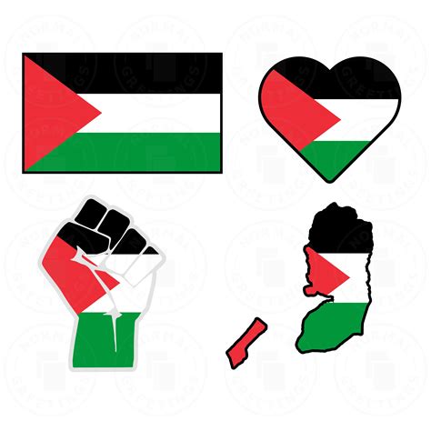 Palestine Flag SVG PNG Bundle Palestinian Flag Cricut Cut - Etsy Canada