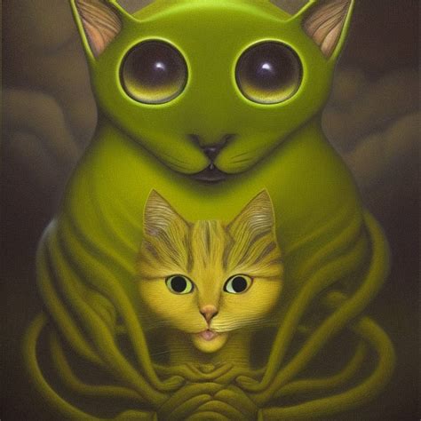 Alien Mouse And Cat by AI-Visions on DeviantArt